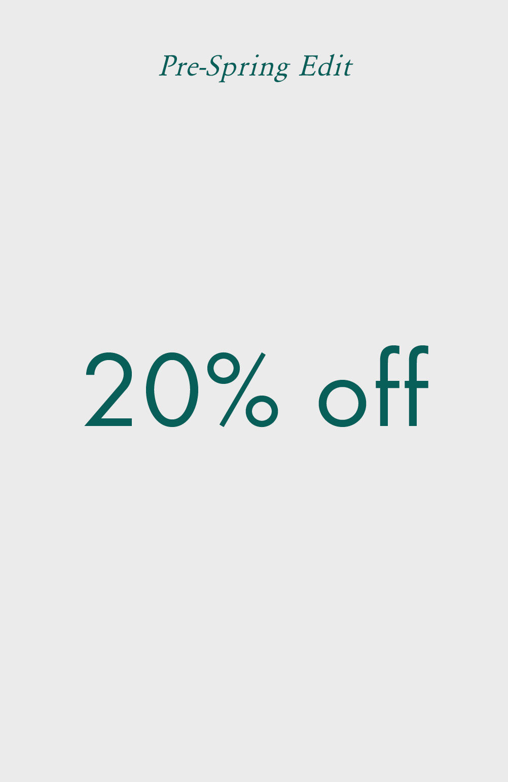 Tommy Hilfiger Pre Spring Edit 20% off